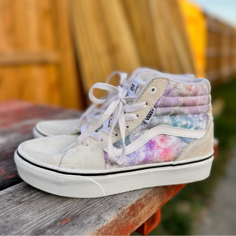 VANS Off The Wall Filmore Tie Dye Missy HIghtop Sneakers